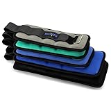 Yes4All SZ1C Strap style Comfort Fit Ankle Weight Sets (Black, 6 lbs)