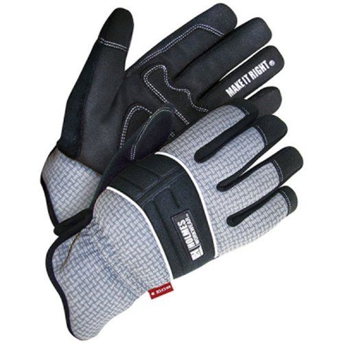 Bob Dale 16-1-2010-X2L Holmes Program Synthetic Leather Performance Style Glove, 2X-Large, Black