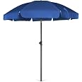 AMMSUN Patio Umbrella, 6.5 ft Outdoor Table Umbrella with Tilt Steel Pole, UPF50+ Protection, Great for Outdoor Garden Backya