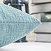 Spring Decorative Best Soft Velvet Throw Pillow Cover Accent Cushion Cover for Bed by Kevin Textile, 24x24 inch 1 Pieces,Niagara Blue