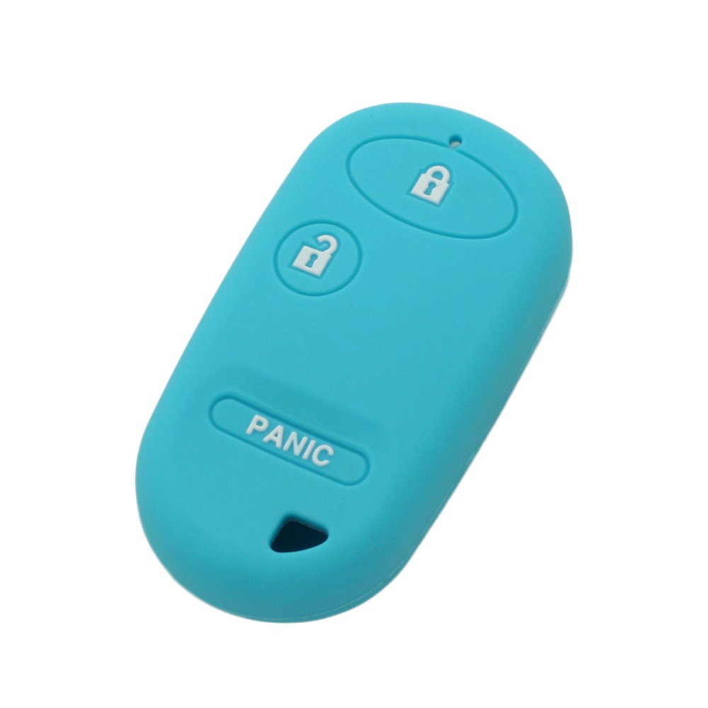 BROVACS Silicone Cover Protector Case Holder Skin Jacket Compatible with HONDA 2+1 Button Remote Key Fob CV2208 Light Blue
