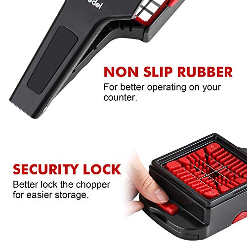 Geedel Food Chopper, Vegetable Chopper Easy to Clean Food Choppers and Dicers Hand, Onion