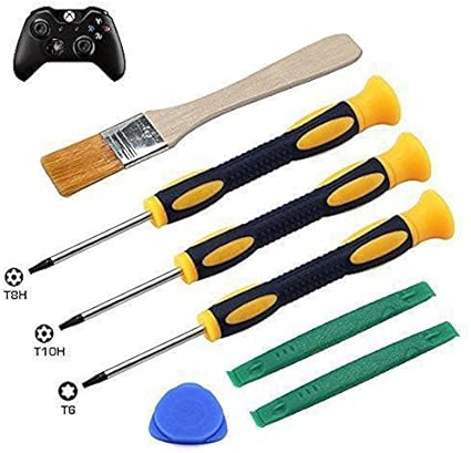 T8h T6 T10h Jeu De Tournevis Pour Manette Xbox One Xbox 360 Et Ps3 Ps4 Outil De Nettoyage Et Brosse De Nettoyage Amazon Fr Informatique