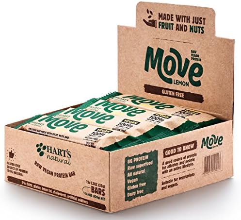 VEGAN High Protein Bar Lemon Flavor 1.2 Ounce (Display with 12 Units)