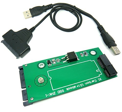 Aneew 26pin SSD to SATA Adapter Card with USB Cable for Sandisk SD5SG2 From Lenovo X1 Carbon Ultrabook