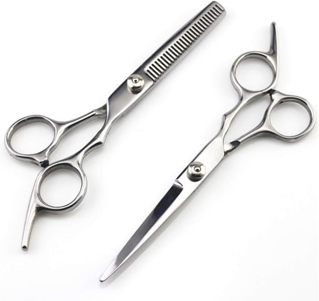 THF 6.0" Hair Cutting Scissor and 6" Thinning Shear, Professional Barber Hairstylist Hairdressing Thinning/Texturizing Shears/Scissors, Japanese Salon Hair Scissors