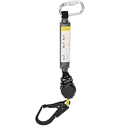 6 Foot Retractable Safety Lanyard, 6 ft Retractable