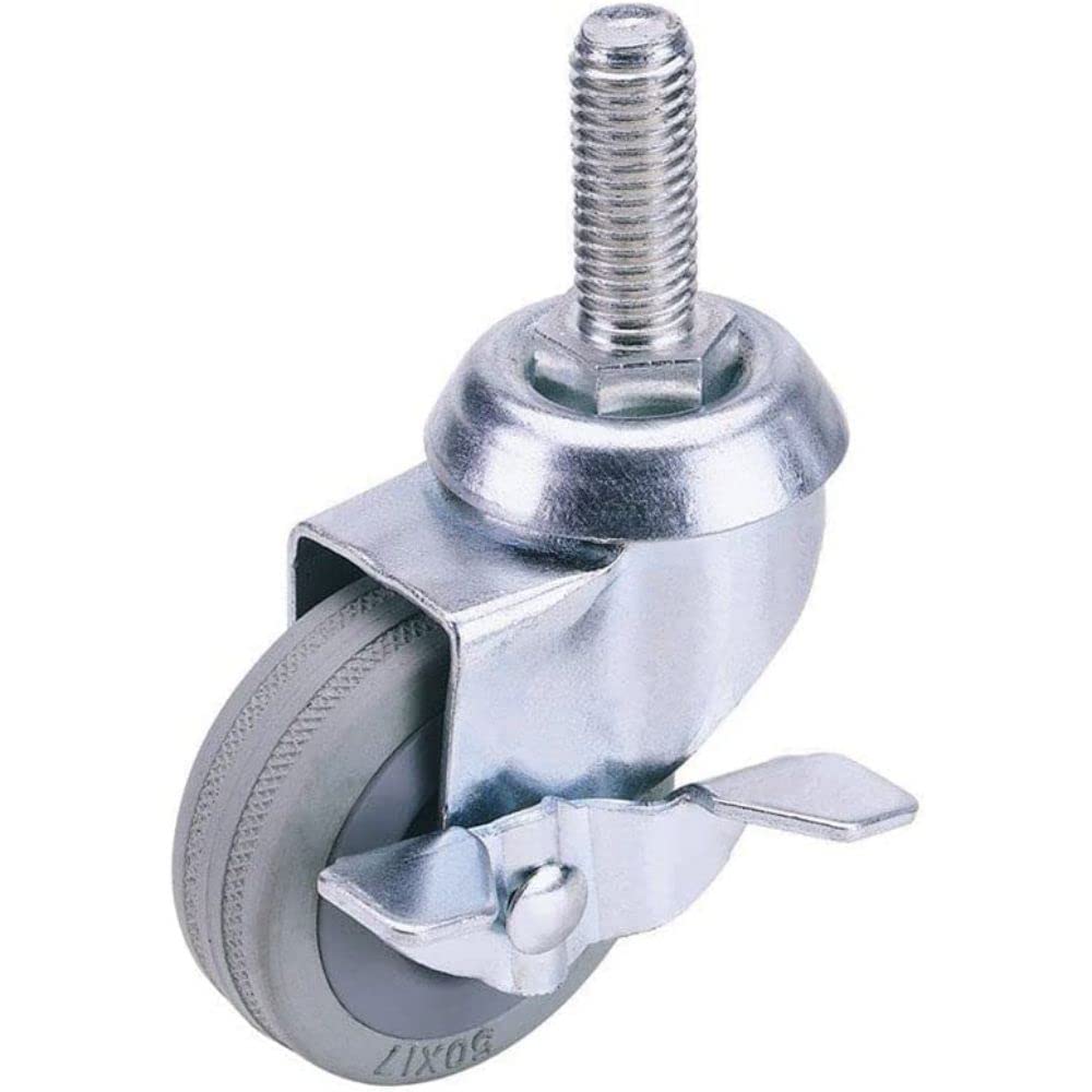 Draper 65481 100 mm-Diameter Rubber Castor Bolt Fixing