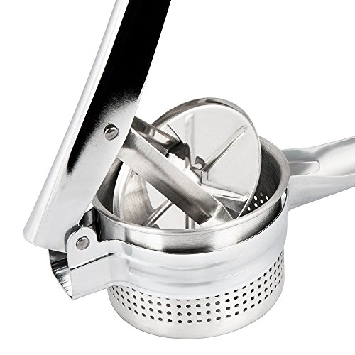 Siasky Stainless Steel Potato Ricer and Masher, Premium Food Presser for Making of Grapes, Lemon, Apples and Other Fruit Juices