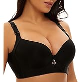 SEA BBOT Women Seamless Push Up Bra Padded Soft Underwire T-Shirt Bras 32A-46DD