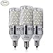 E12 LED Bulbs, 12W LED Candelabra Bulb 80 Watt Equivalent, 1080lm, Decorative Candle Base E12 Corn Non-Dimmable LED Chandelier Bulbs, Cool White 6000K LED Lamp, Pack of 3