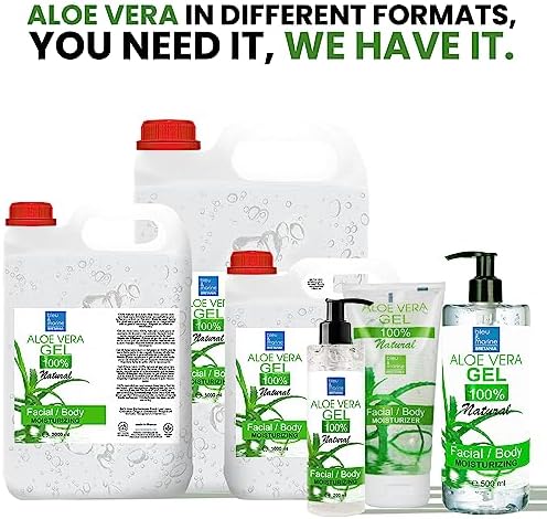 Gel Aloe Vera, Puro, 100% Natural, Cultivo Ecologico, Cosmética Casera, Cuidado Cabello y Piel, Vegano, Cruelty-Free, 1000 ml con dispensador