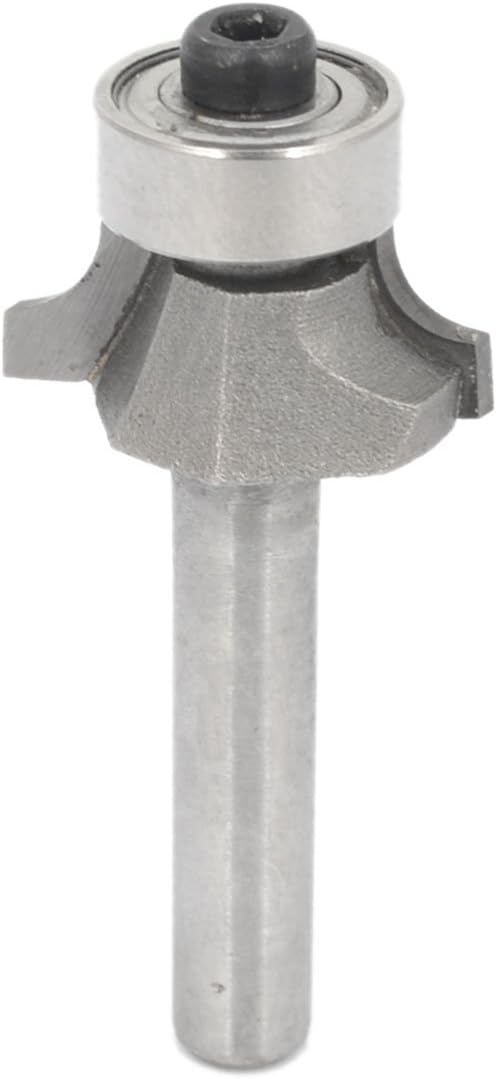 Sourcingmap Metal 1/4" Shank 3.97mm Radius Roundover Bit Beading Router Cutter