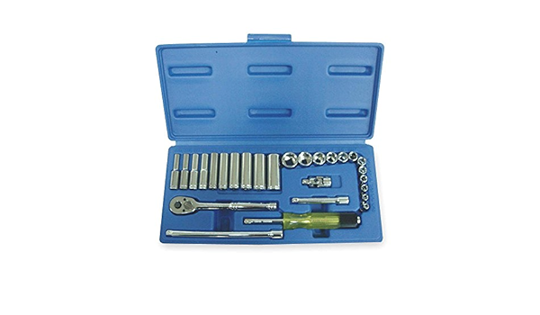 Westward 1ezr2 Socket Set Sae 1 4 In Dr 27 Pc Drive Sockets Amazon Com Tools Home Improvement