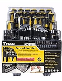 Titan 70pc juego de destornilladores