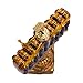 Kurt S. Adler Kurt Adler 4-1/2-Inch Noble Gems Glass Menorah Ornament
