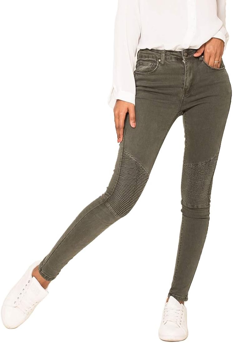 womens skinny biker jeans