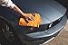 ShamWow Original Super Absorbent Multi-Purpose Cleaning Shammy Chamois Towel Cloth - Holds 10X its Weight in Liquid - Machine Washable - Will Not Scratch (4 Pack, Orange)