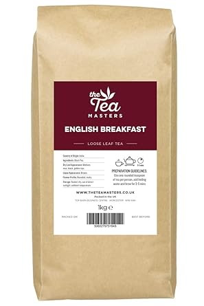 The Tea Masters Loose Leaf Premium English Breakfast Tea 1kg
