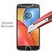 BONUM Motorola Moto E4 Screen Protector,BIUZKO 9H Hardness Scratch Resistant Anti-Fingerprint Bubble-free Install Tempered Glass Screen Protector - 2 Piece