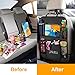JALIELL Car Organizer Back Seat - 2019 Newest Car Seat Organizer with Clear 10