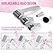 Derma Roller Kit for Face Body Skincare - 6 in 1 Cosmetic Needling Set for Hair Regrowth Beard Growth - Professional Micro Needling - Microdermabrasion for Men Women
