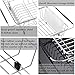 SANNO Expandable Draining Dish Rack Over Sink, Dish Rack in Sink or On Counter,Adjustable Arms Dish Drainer Rustproof Stainless Steel with White Utensil Silverware Storage Holders