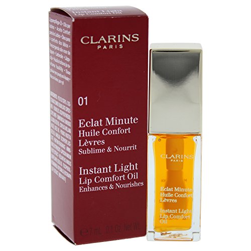 Clarins Instant Light Lip Comfort Oil - 01 Honey 0.1 Oz