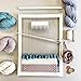 Warp Thread 100% Cotton Warp Yarn for Weaving Loom, 1090 Yards 8/4 Natural Cotton Weaving Thread, Perfect Durable Warping Thread for Weaving Carpet Tapestry Rug Blankets and Other Patterns
