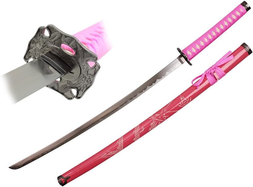 Onikiri Japanese Pink Katana Sword