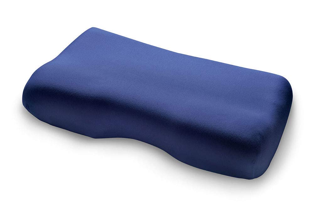 TEMPUR Jersey Cushion Cover, Fitted Cover with Elastic Band for Millennium/Original Sleeping Pillow, One Size (S/M/L/XL), Blue