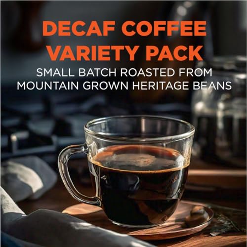 Maud's Decaf Coffee Pods Variety Pack, 80ct, 9 Assorted Roasts & Flavors | Decaffeinated Medium Roast Coffee in Single Serve Pods - 100% Arabica Coffee, Compatible with Keurig Coffee Makers