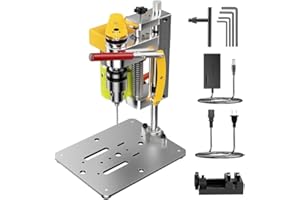 CAYRZETH Mini Drill Press Bench Drill Adapter for Hand Drill CNC Small Drill Press Precision Drill Stand B10 Drill Chuck Hand Drill for Hand Drill DIY