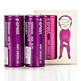 V Force - IMR 26650 5000MAH 45A 3.7V FT batteries | 2-Pack | authentic original lithium flat top high drain li-ion rechargeable battery