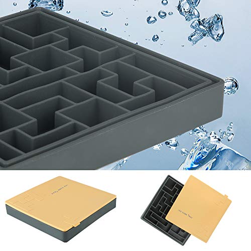ASANMU Eiswürfelform aus Silikon, Eiswürfelbereiter 25-Fach Eiswürfel mit Deckel Eiswürfelbehälter DIY Silikon… – Bild 6