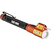 Klein Tools 56026R Flashlight and Inspection Penlight with Class 3R Red Laser Pointer, Glow-in-Dark, LED, Great for Jobsite, Outdoor, Emergency
