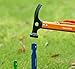 Ubens Camping Outdoor Hammer Aluminum Multi-function Hammer Tent Hammer with Carry Bag (Blue)