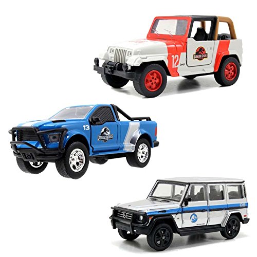 Jurassic World Die Cast Vehicles (Set of 3)