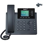 IP Phone Market Yealink SIP-T34W WiFi IP Phone - Power Adapter Included - 4 VoIP Accounts. 2.4-Inch Color Display. Dual-Port Gigabit Ethernet, 802.3af PoE, (SIP-T34W-PSU)