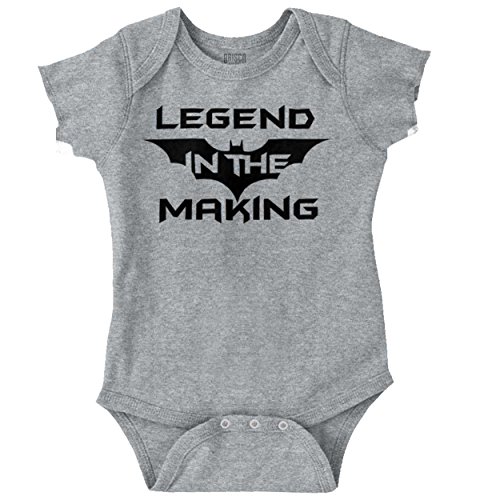 Legend In The Making Funny Batman Cute DC Comic Nerd Baby Romper Bodysuit