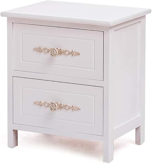 Amazon Com Minmin Korean Bedside Table Garden Solid Wood Drawer