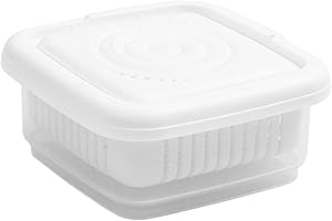 HOMFANSEEC Sqaure Soap Holder, Square Travel Soap Container with Lid, Portable Bar Soap Case Soap Saver Leakproof Soap Box with Perforations, Soap Dishes for Traveling, Camping, Gym