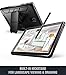 Galaxy Tab S4 10.5 Rugged Case, Poetic Revolution [360 Degree Protection] [Kick-Stand] Full-Body Rugged Heavy Duty Case with [Built-in-Screen Protector] for Samsung Galaxy Tab S4 10.5 Inch Black