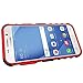 OEAGO Galaxy J3 Emerge / J3 Prime / J3 Eclipse / J3 2017 / J3 Luna Pro / J3 Mission/Sol 2 / Amp Prime 2 / Express Prime 2 Case, Tough Rugged Dual Layer Case with Kickstand (Red)