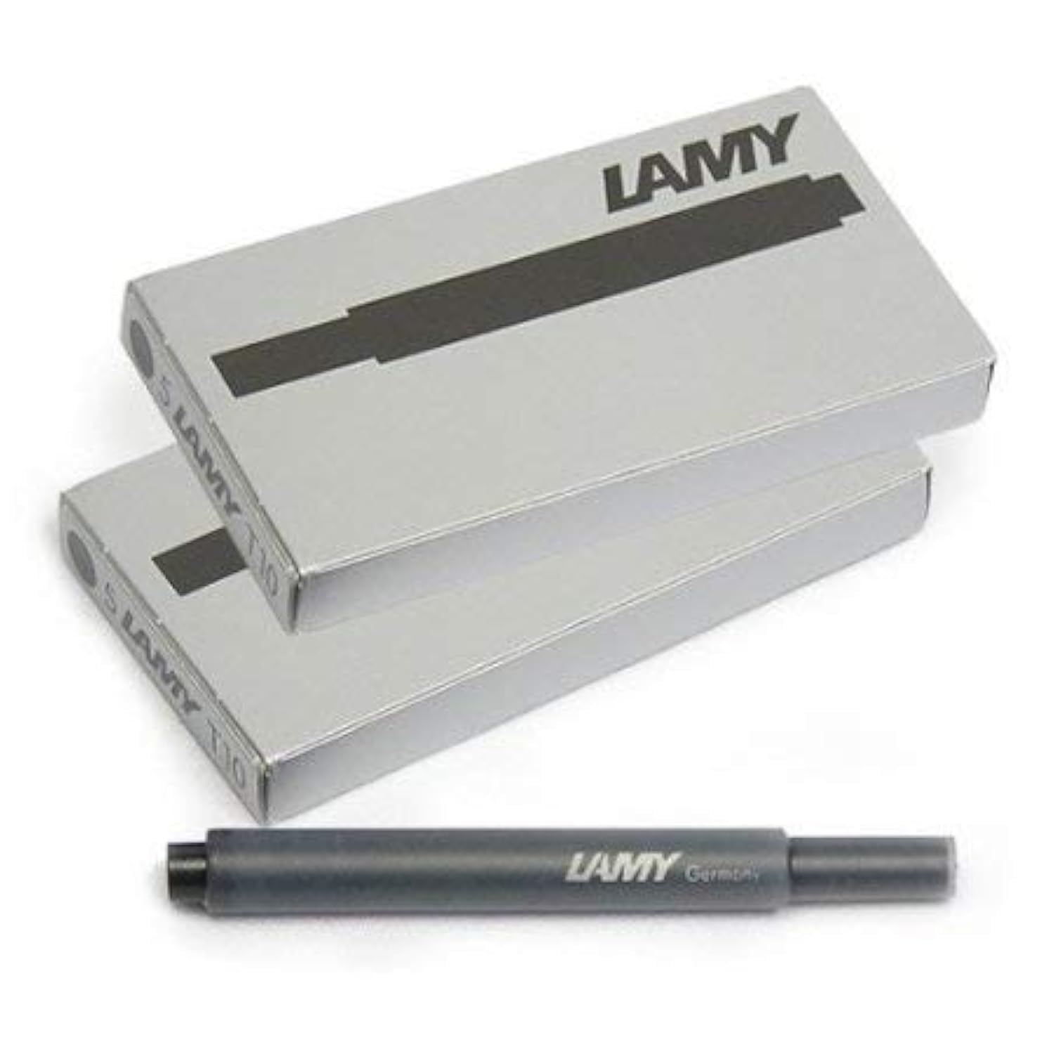 Four packs of Lamy T10 fountain pen ink cartridges, BLACK