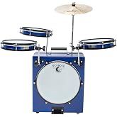 Toca Percussion KickBoxx Pro Suitcase Drum Set - Cobalt Blue