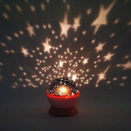 New Rotation Night Projector Light Lamp Star Sky Romantic Fairy Random Color