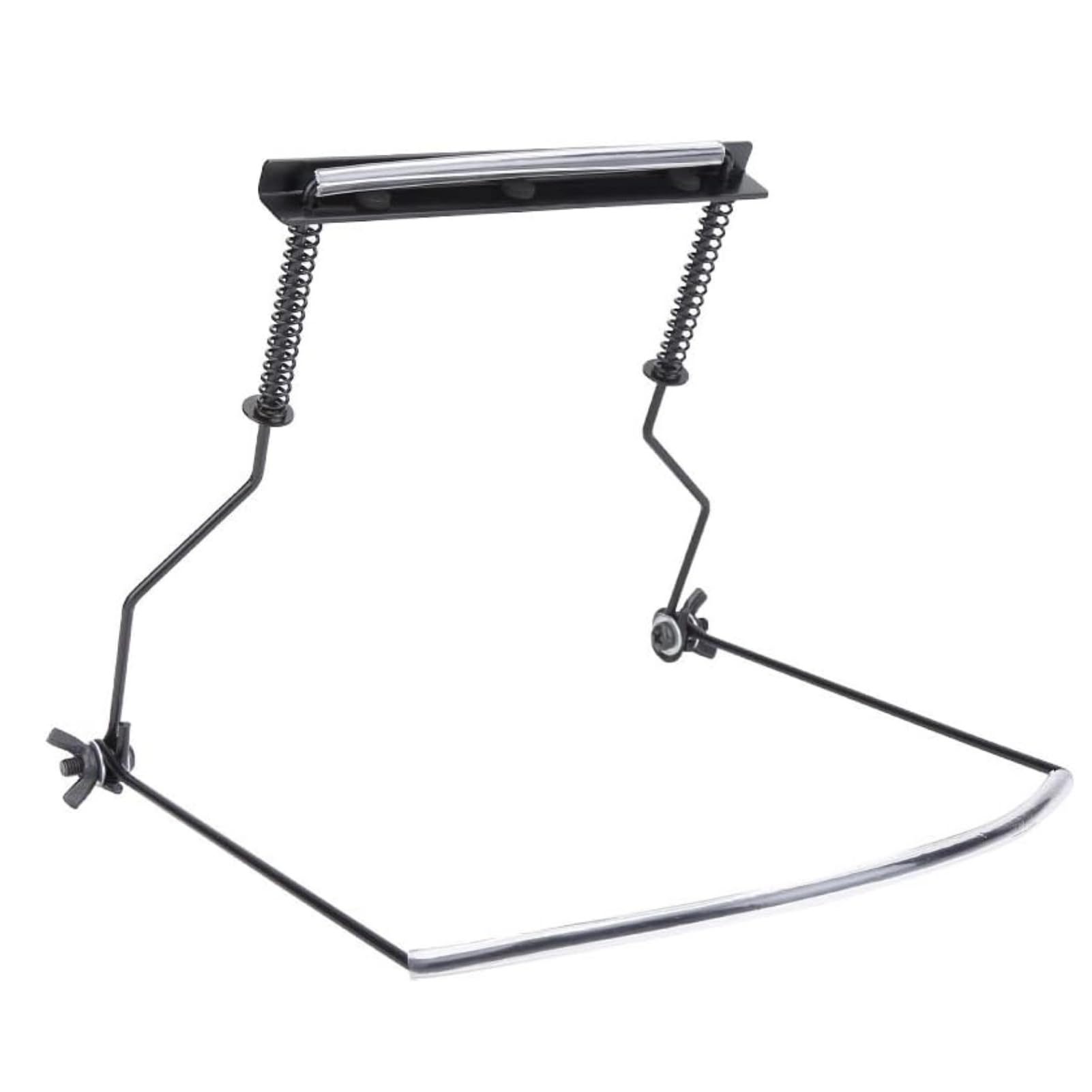 Harmonica Neck Holder, Metal Adjustable 10 Hole Harmonica Harp Holder Neck Stand Rack Mount