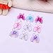 Fenical 50pcs 3D Butterfly Wire Mesh Butterfly Wedding Home Decoration (Mixed Color)