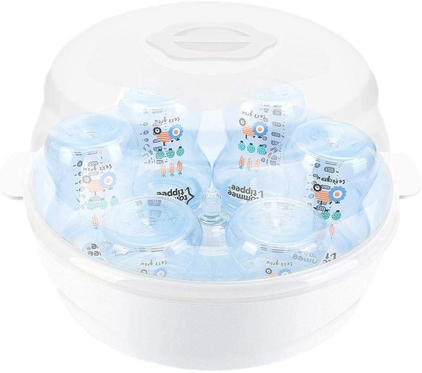 Per Baby Bottle Warmers Nursing Bottle Steam Sterilizers Microwave Friendly Sterilize Baby Bottles & Pacifiers Easy Dry & Storage Disinfection Storage Box Bottle Holder
